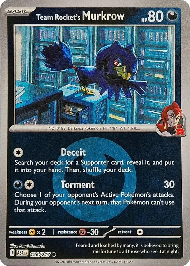 Team Rocket's Murkrow [Energy Symbol]