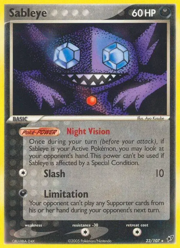 Sableye - Pokemon Deoxys #23