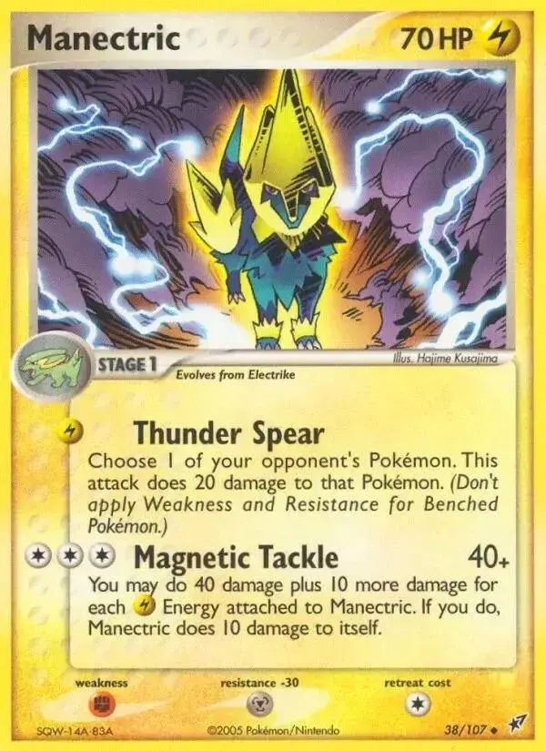 Manectric - Pokemon Deoxys #38