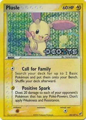 Plusle [Reverse Holo] - Pokemon Deoxys #44