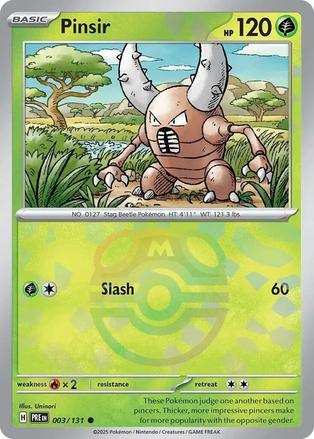Ethan's Pinsir [Ball] - Pokemon Japanese Mega Dream Ex #1