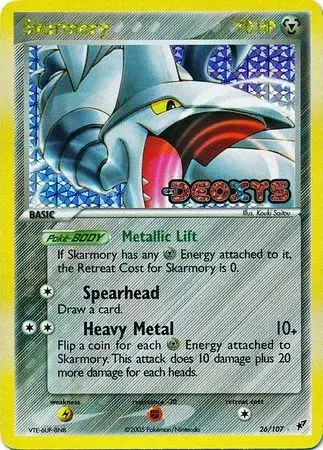 Skarmory [Reverse Holo] - Pokemon Deoxys #26