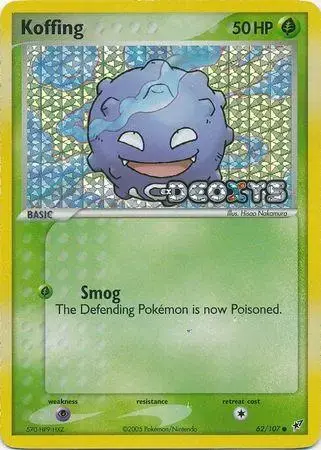 Koffing [Reverse Holo] - Pokemon Deoxys #62