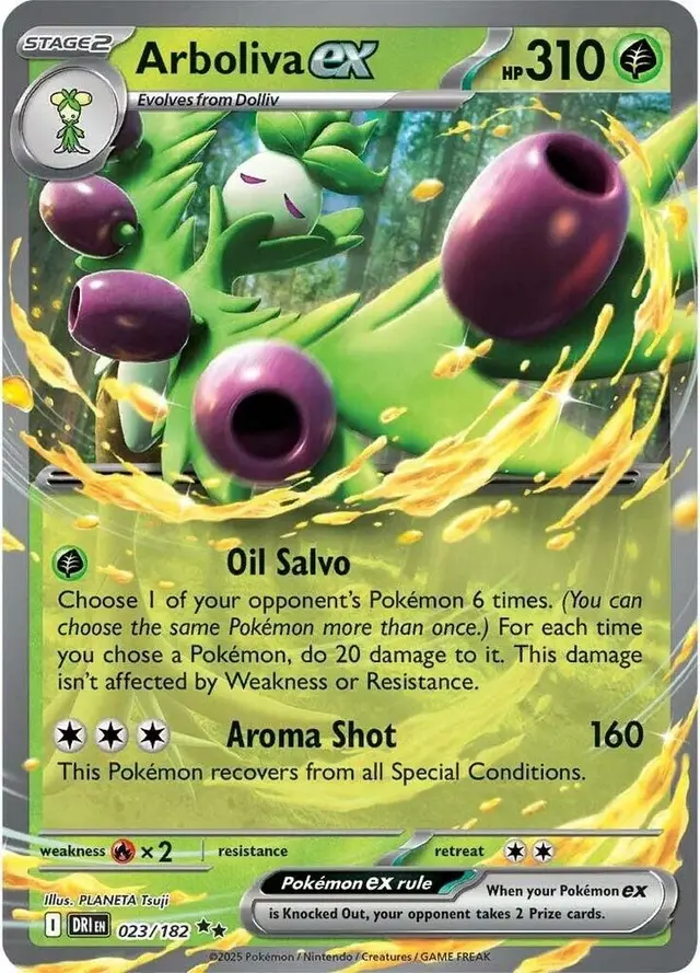 Arboliva ex - Pokemon Destined Rivals #23