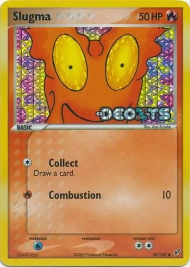 Slugma [Reverse Holo] - Pokemon Deoxys #74