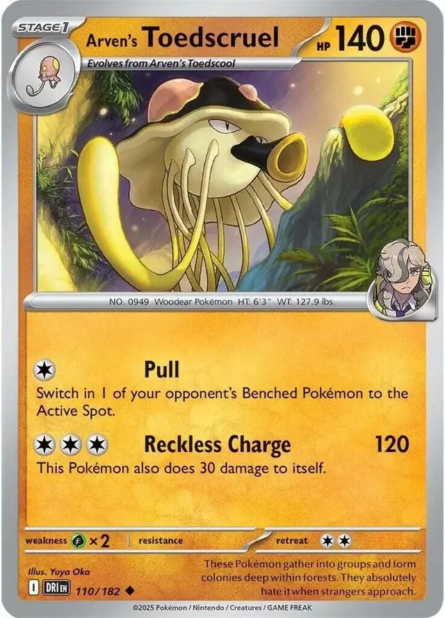 Arven's Toedscruel [Reverse Holo]