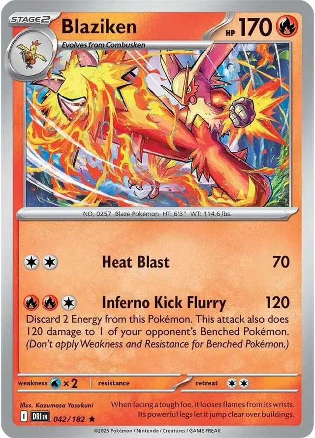 Blaziken [Reverse Holo] - Pokemon Destined Rivals #42