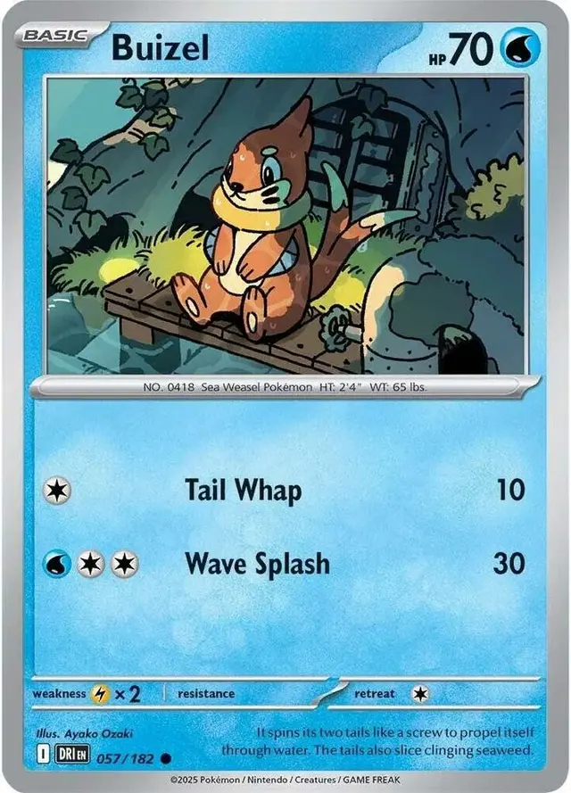 Buizel - Pokemon Destined Rivals #57