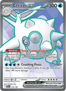 Cetitan ex 210 - Pokemon Destined Rivals