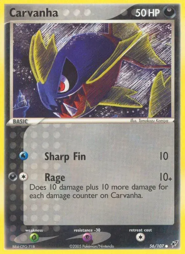 Carvanha - Pokemon Deoxys #56