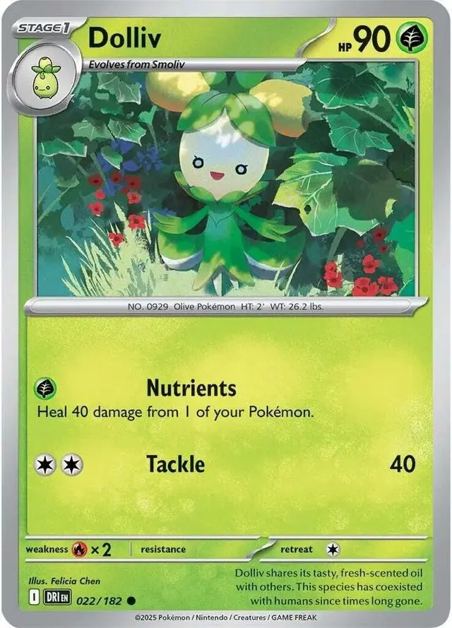 Dolliv - Pokemon Destined Rivals #22