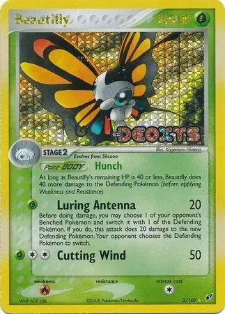 Beautifly [Reverse Holo] - Pokemon Deoxys #2