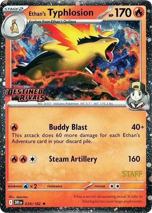 Ethan's Typhlosion [Staff] - Pokemon Prerelease & Staff Promos #34