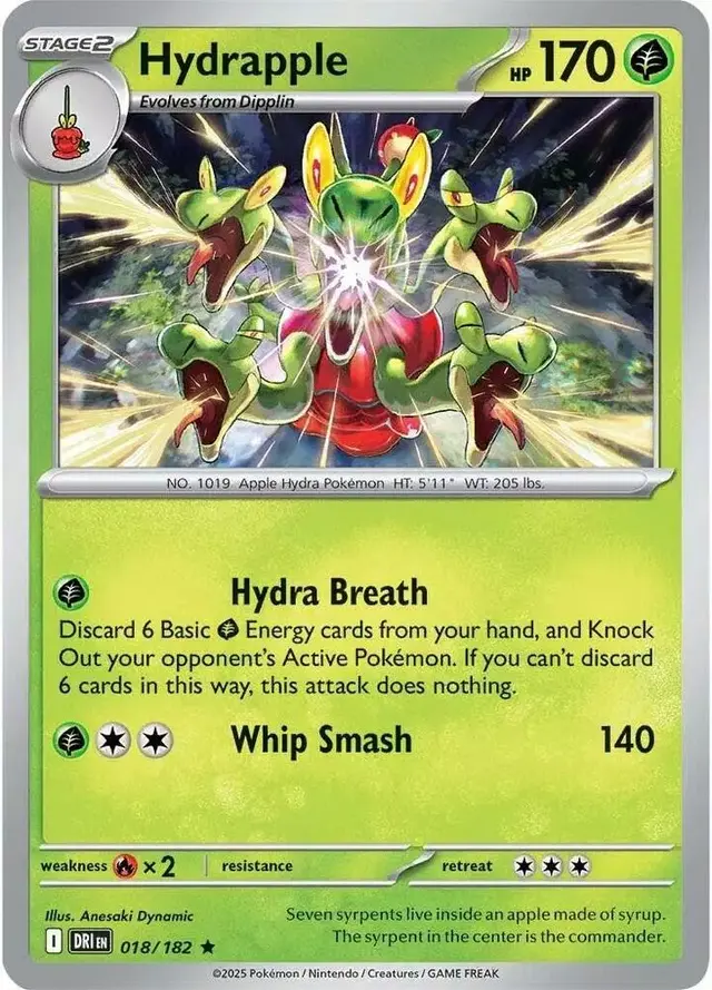 Hydrapple - Pokemon Destined Rivals #18