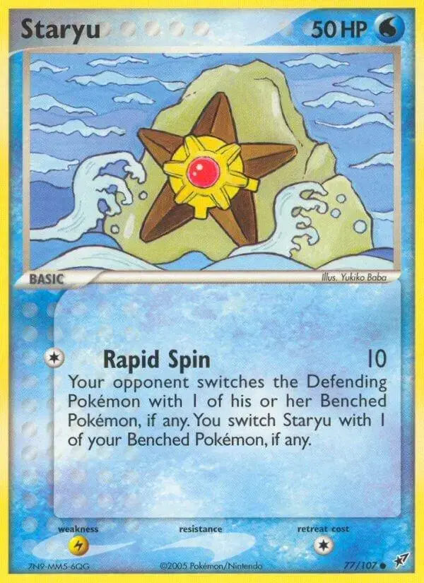 Staryu - Pokemon Deoxys #77