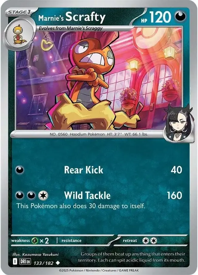 Marnie's Scrafty [Reverse Holo]