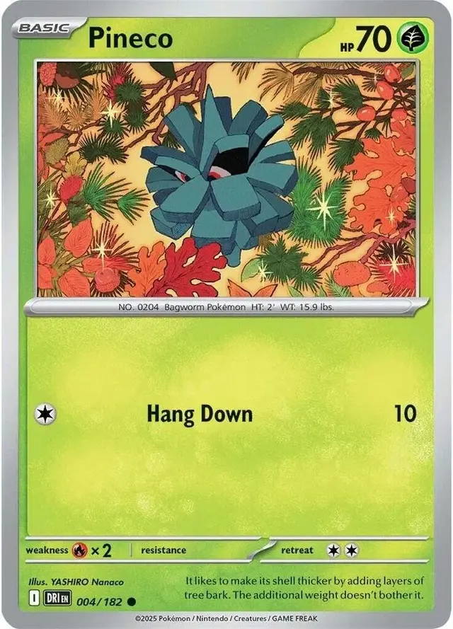 Pineco [Reverse Holo] - Pokemon Destined Rivals #4