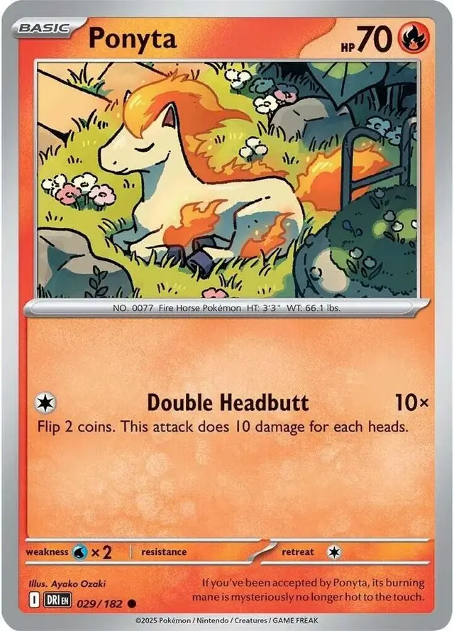 Ponyta [Reverse Holo] - Pokemon Destined Rivals #29