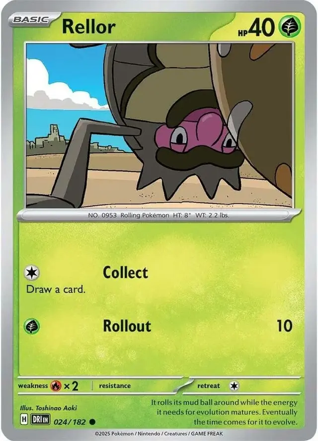 Rellor - Pokemon Destined Rivals #24