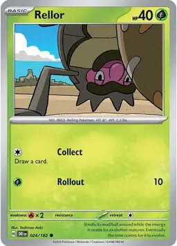 Rellor [Reverse Holo] - Pokemon Destined Rivals