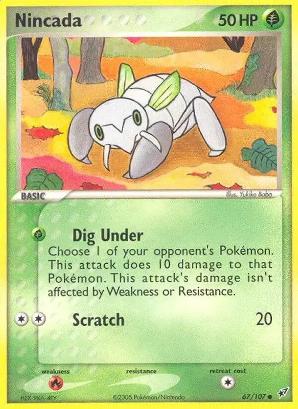 Nincada - Pokemon Deoxys #67
