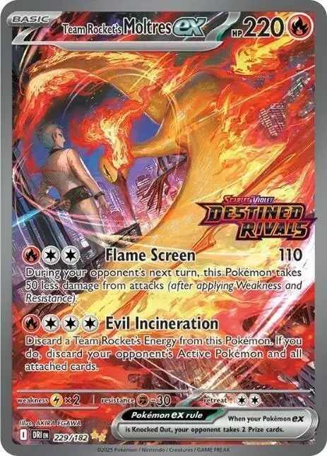 Team Rocket's Moltres ex [Stamped] - Pokemon Promo #229