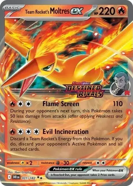 Team Rocket's Moltres ex [Stamped] - Pokemon Promo #31