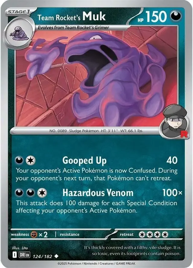 Team Rocket's Muk [Reverse Holo]
