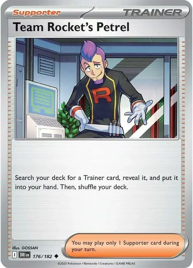 Team Rocket's Petrel [Reverse Holo]