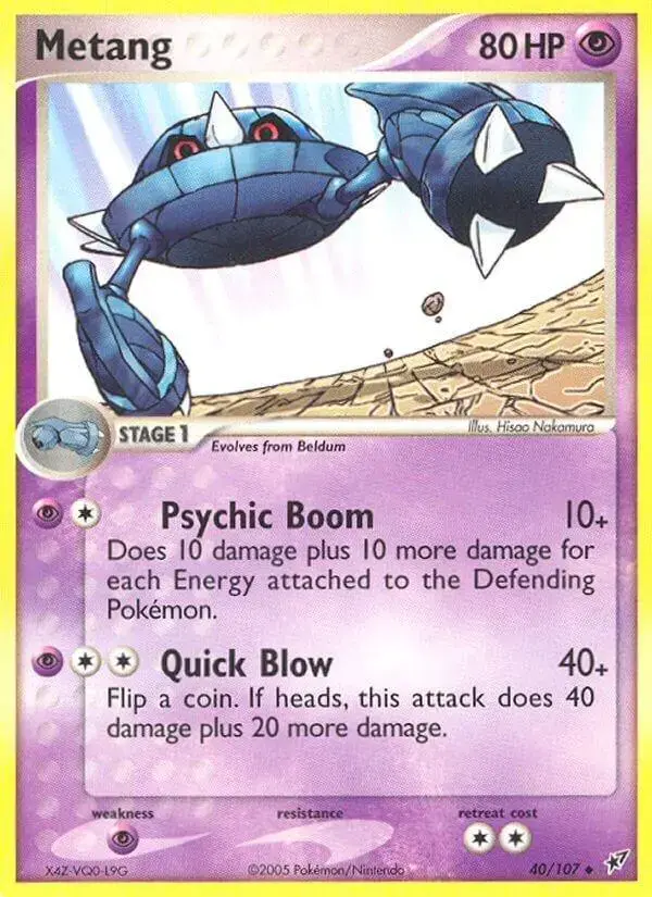 Metang - Pokemon Deoxys #40