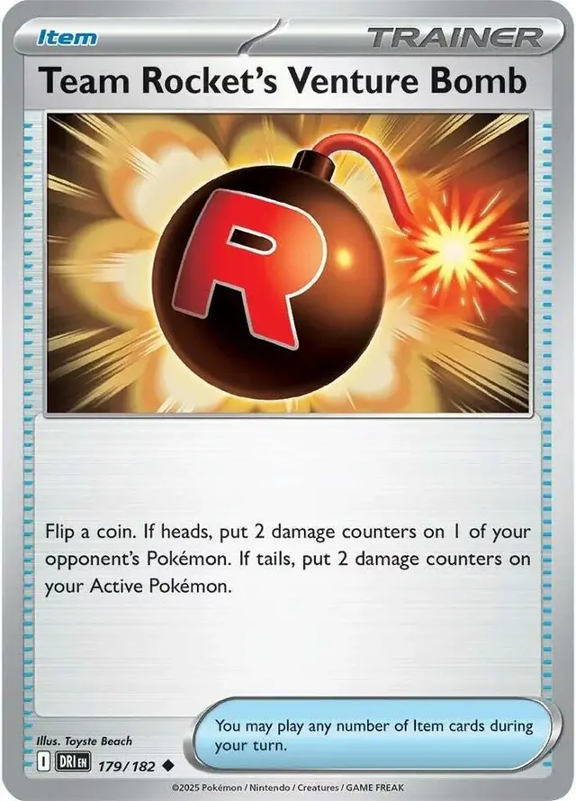 Team Rocket's Venture Bomb [Reverse Holo]