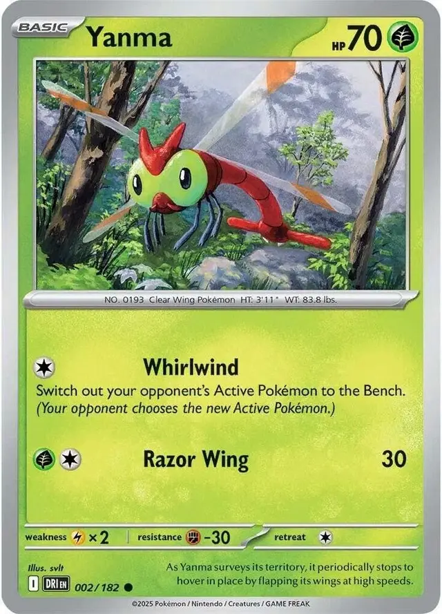 Yanma [Reverse Holo] - Pokemon Destined Rivals #2