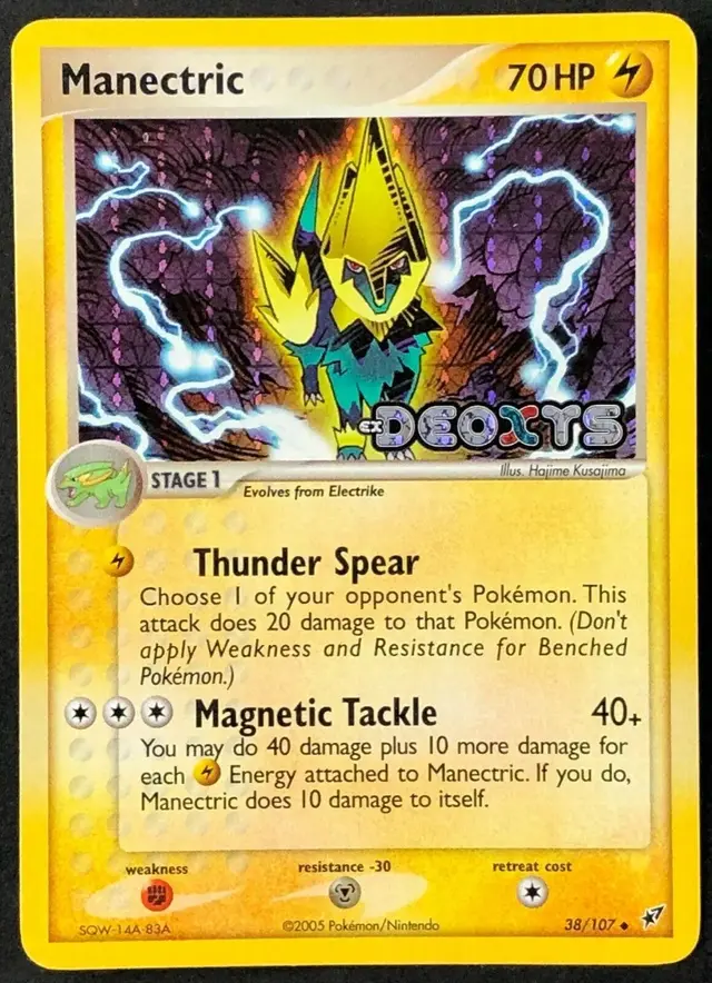 Manectric [Reverse Holo] - Pokemon Deoxys #38