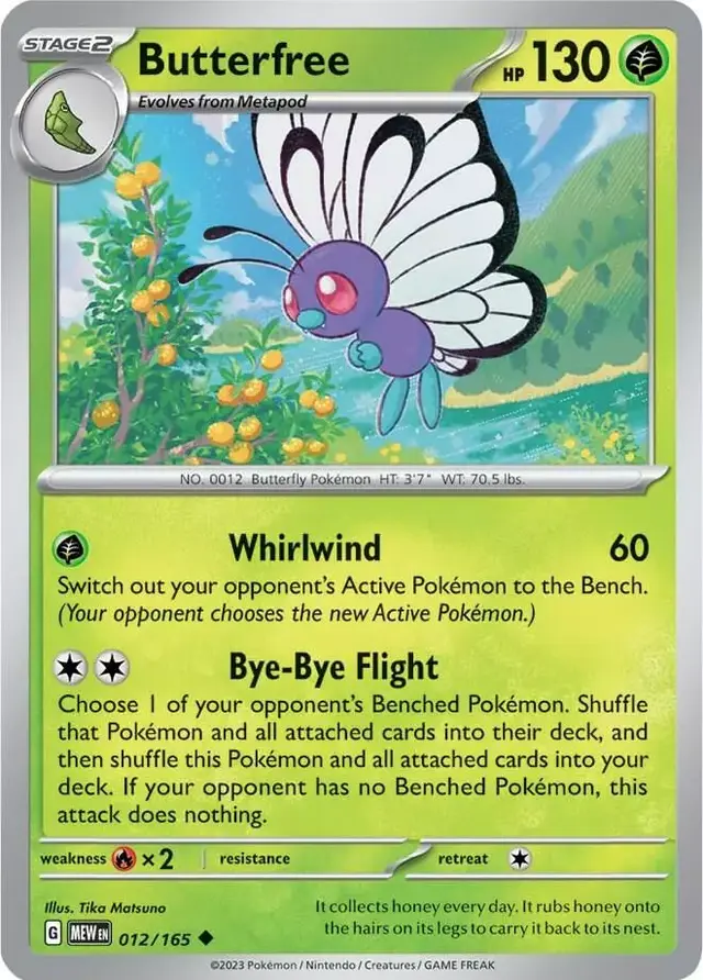 Butterfree [Reverse Holo] - Pokemon Scarlet & Violet 151 #12