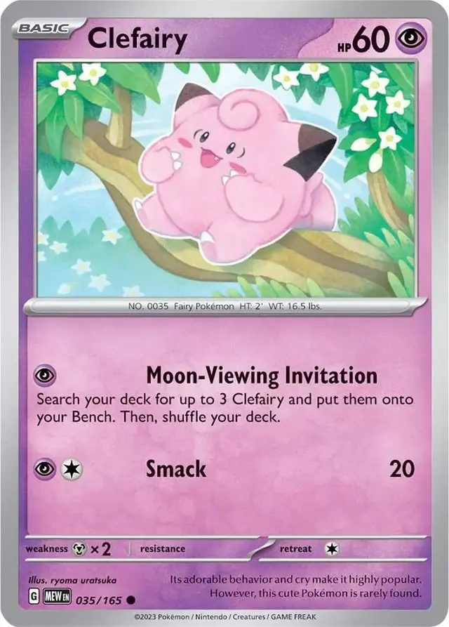 Clefairy [Reverse Holo] - Pokemon Scarlet & Violet 151 #35