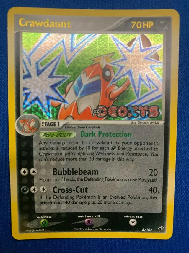 Crawdaunt [Reverse Holo] - Pokemon Deoxys #6