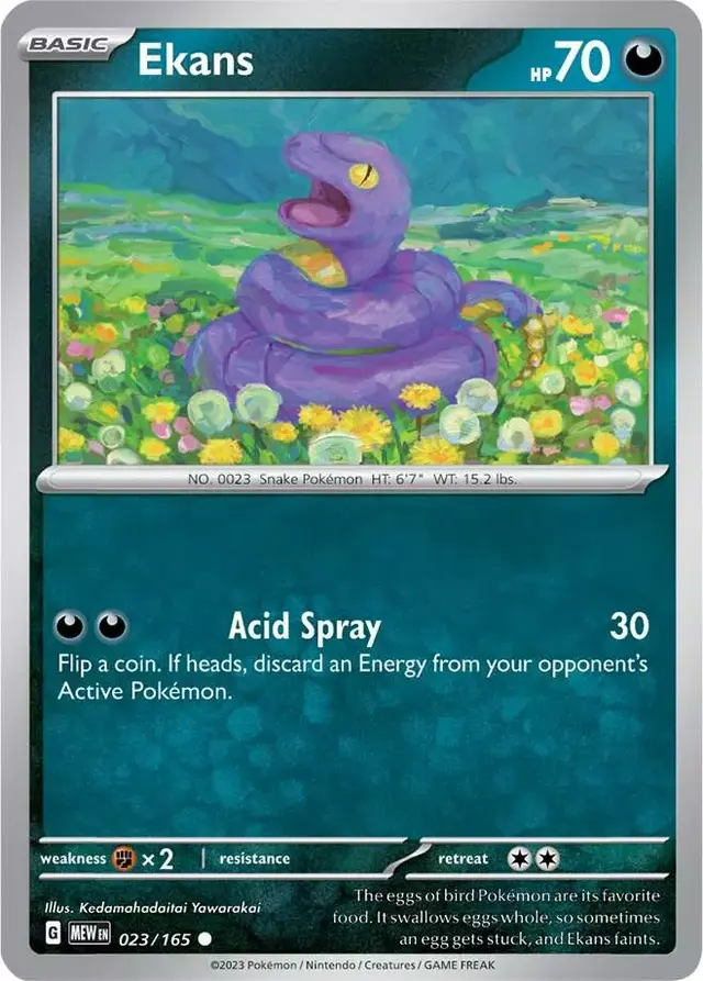 Ekans [Reverse Holo] - Pokemon Scarlet & Violet 151 #23