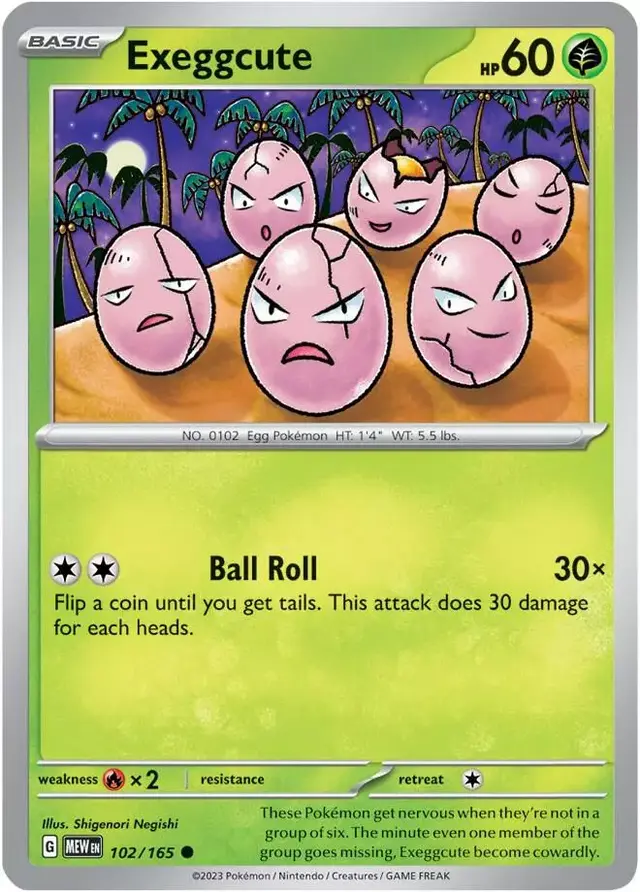 Exeggcute [Reverse Holo]