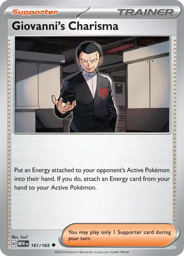Giovanni's Charisma [Reverse Holo]