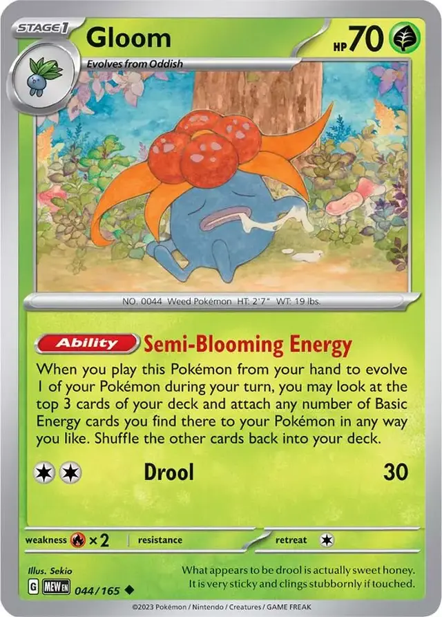Gloom - Pokemon Scarlet & Violet 151 #44