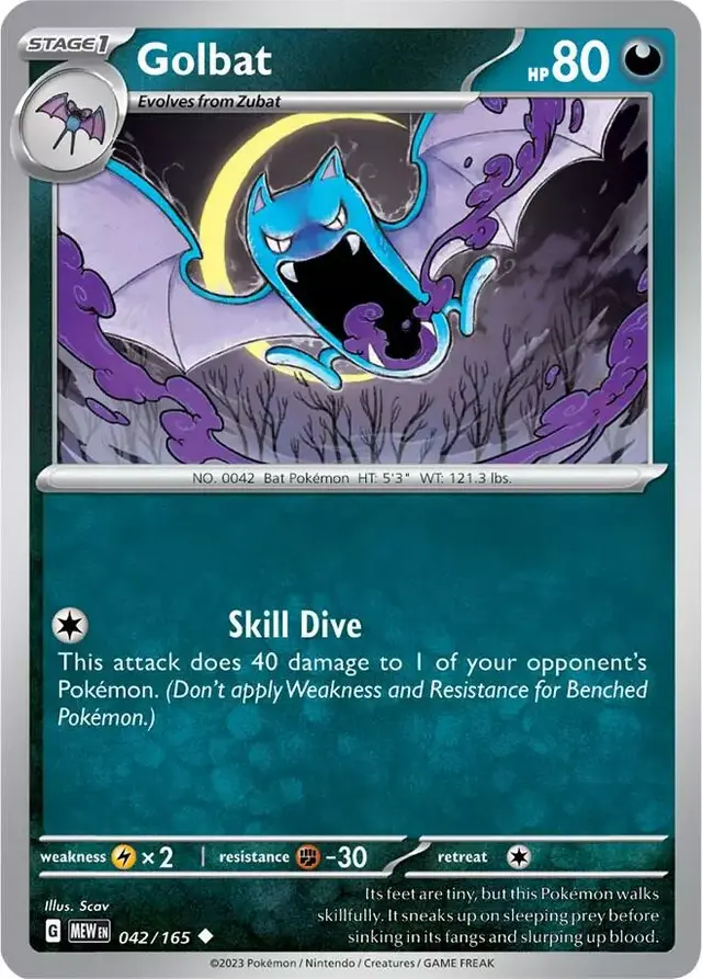 Golbat [Reverse Holo] - Pokemon Scarlet & Violet 151 #42