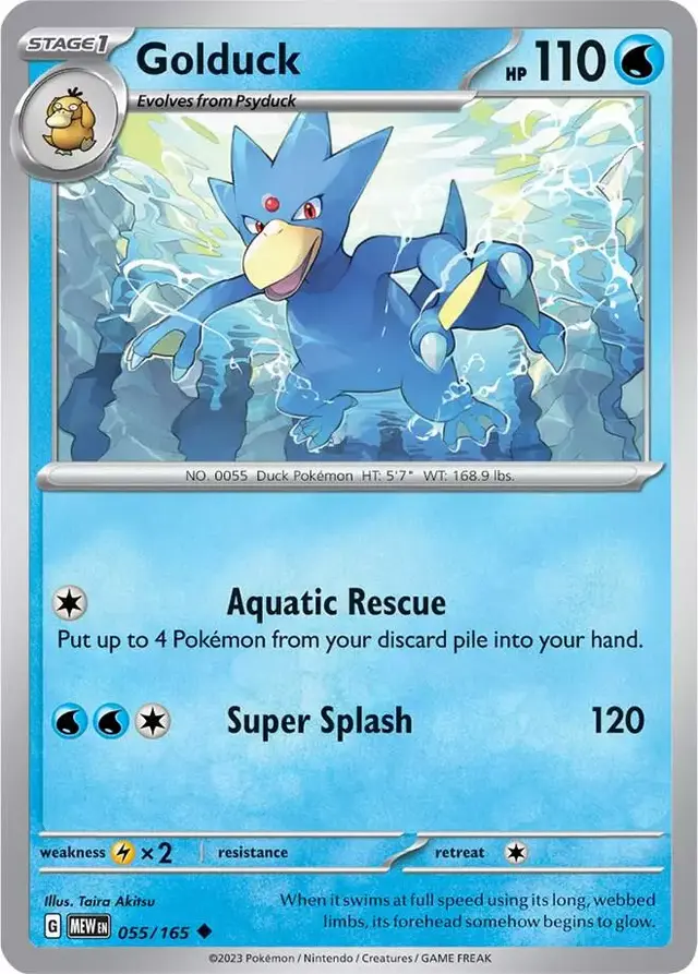Golduck - Pokemon Scarlet & Violet 151 #55