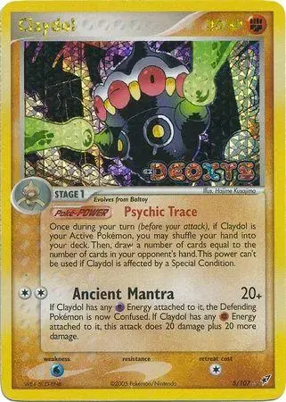 Claydol [Reverse Holo] - Pokemon Deoxys #5