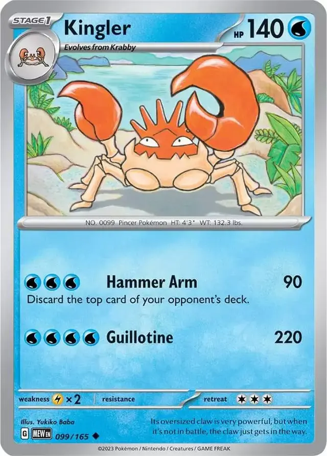 Kingler [Reverse Holo]