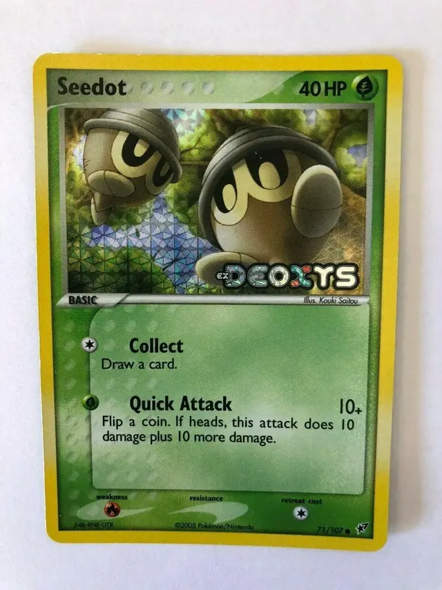 Seedot [Reverse Holo] - Pokemon Deoxys #71