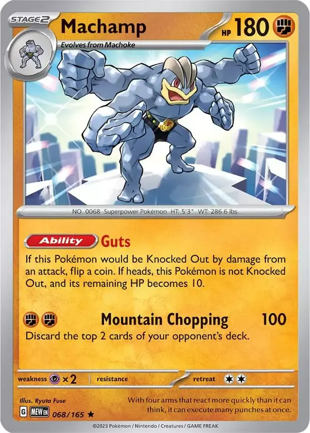 Machamp [Reverse Holo] - Pokemon Scarlet & Violet 151 #68
