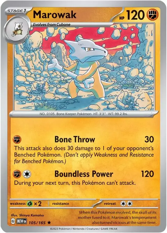 Marowak [Reverse Holo]