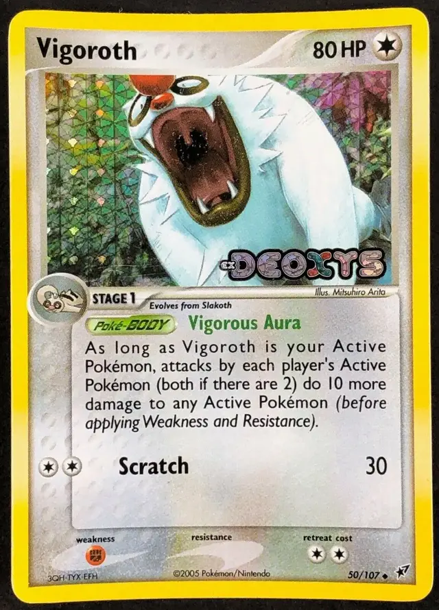 Vigoroth [Reverse Holo] - Pokemon Deoxys #50