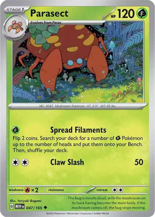 Parasect - Pokemon Scarlet & Violet 151 #47
