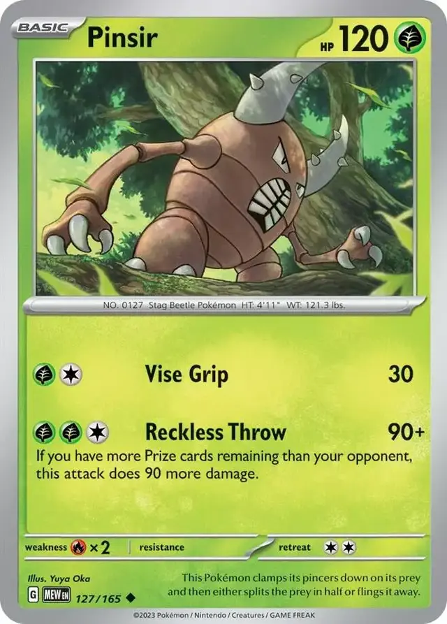 Pinsir [Reverse Holo]